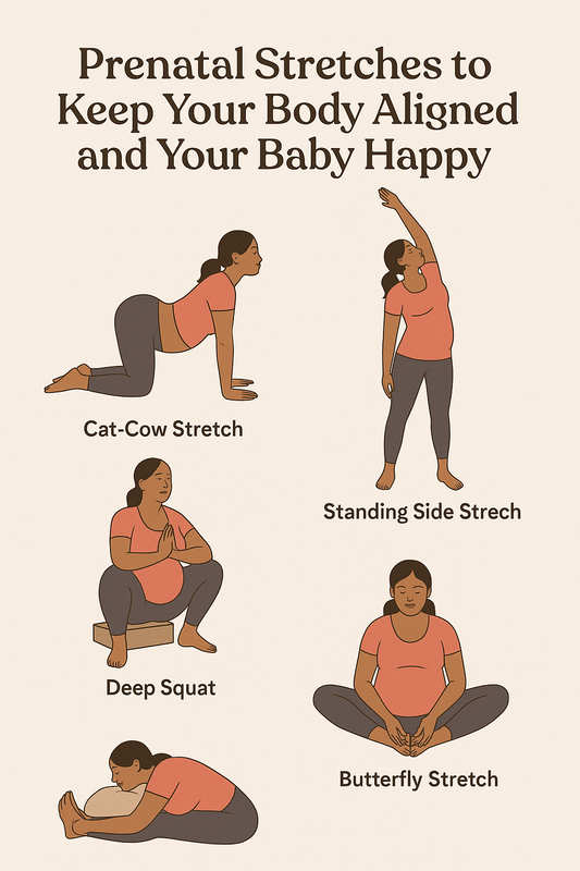 Prenatal Stretches to Keep Your Body Aligned and Your Baby Happy